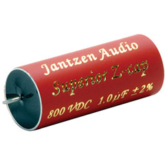 Jantzen Superior Z-cap 1 uF 800V 2%-Jantzen Superior Z-cap 1 uF 800V 2%
Voltage rating : 800VDC/425VAC
 Tolerance: 2% 
Dimensions : 19x43