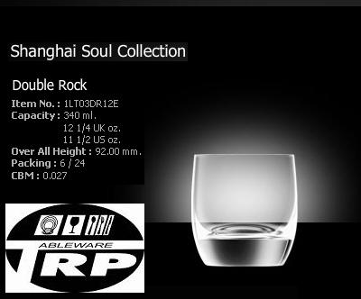 ǴѺͤ,ͤ,ǹ,Double Rock-ǴѺͤ,ͤ,Ƿç,ǹ,Double Rock,Ding, 1LT03DR12E Shanghai Soul,Lucaris, 
 12 1/4oz,340ml,Glassware,Thai