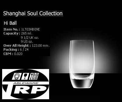 κ,ǹ,Hi Ball, 1LT03HB09E,Shanghai-κ,ǹ,Hi Ball, 1LT03HB09E,Shanghai Soul,Lucaris, 9 1/2oz,(265ml), 
 6/24,ͧ,Glassware,Thai