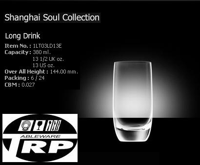 ͧ,ͤ,ǡ,ǹ,Long Dring-ͧ,ͤ,Ƿç,ǹ,Long Drink,1LT03LD13E,Shanghai Soul,Lucaris,13 1/2oz(380ml),Glassware,Thai