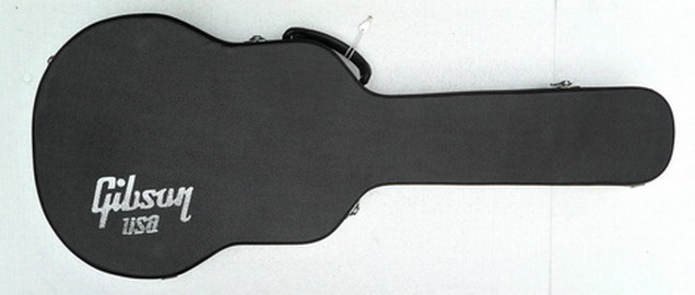เคส กล่องใส่กีต้าร์ Gibson รุ่น ES 335 ชนิดแข็ง หุ้มหนัง สีดำ