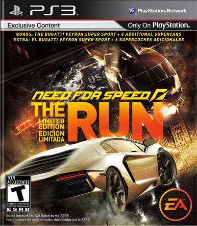 need for speed THE RUN (Zone 1)- need for speed THE RUN (Zone 1) PS3  100% ͧҾ