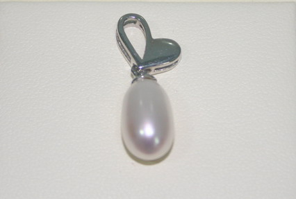 P014-Pendant ͹Сͺ Silver925 , Fresh Water Pearls , CZ
